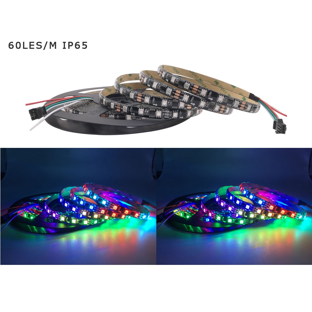 Dây đèn led 5M DC12V WS2811 5050 RGB đủ màu 1 IC điều khiển 3 Led
