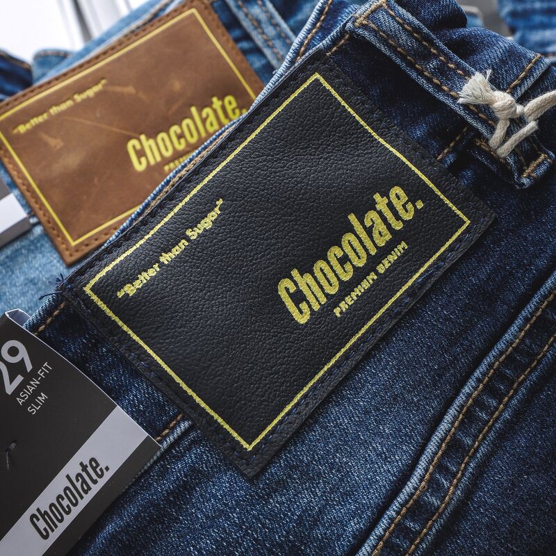 Quần dài jean nam Chocolate Slim(02) -Xanh navy