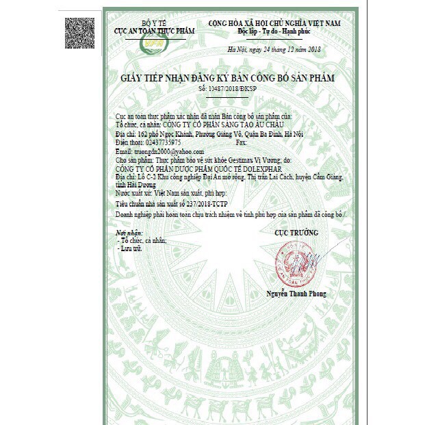 GESTIMAX VỊ VƯƠNG- Hỗ trợ giảm viêm loét dạ dày tá tràng