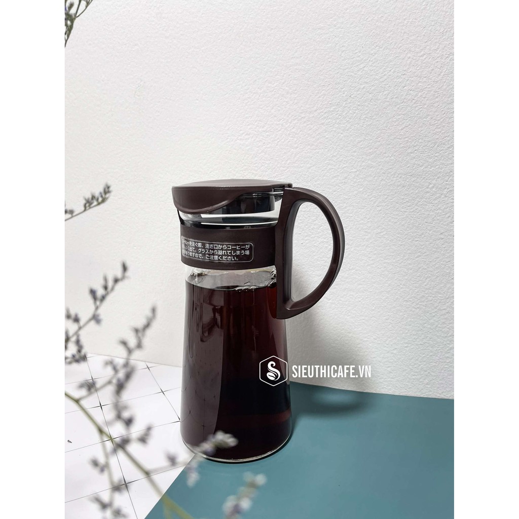 BÌNH PHA CAFE LẠNH MÀU NÂU HARIO MIZUDASHI COLD BREW MCPN-7CBR – 600ML