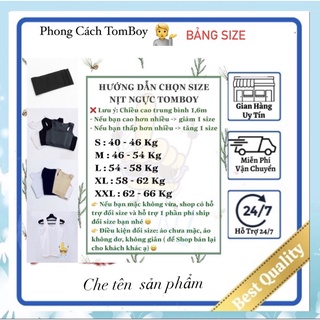 Phong Cách TomBoy [ Bản Nịt Định Hình Phẳng Ngực 13cm ]