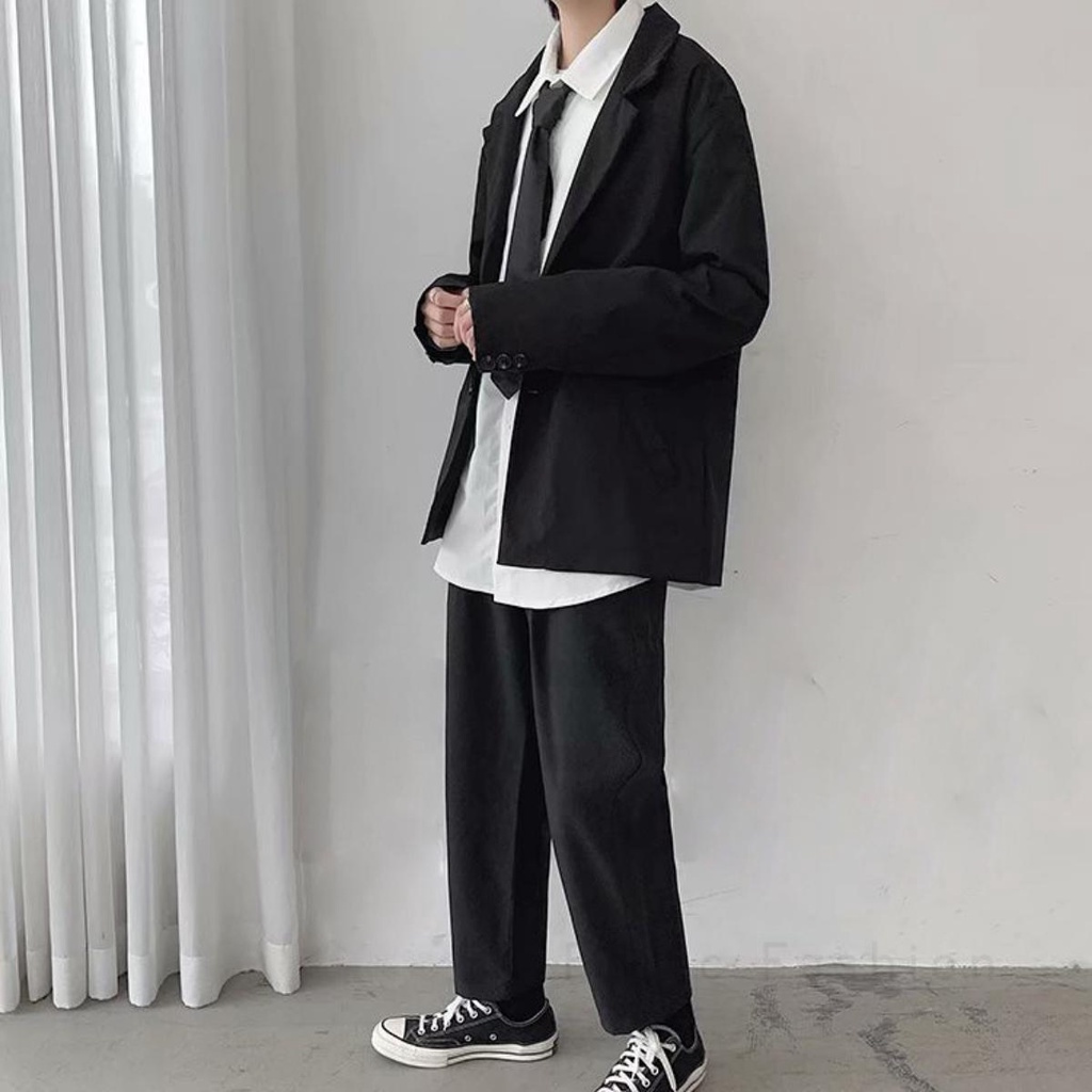 Quần Baggy Nam Nữ KAKI CALAA FAHISON Ống Suông Unisex - Kiểu quần kaki nam nữ thun 2 màu đen và be QB02