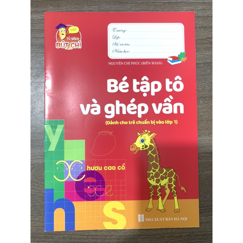 Vở tô chữ -  tô số - tô nét cơ bản- tô chữ hoa - bé tập làm toán - vở ô ly có mẫu chữ sẵn cho bé 3-5 tuổi