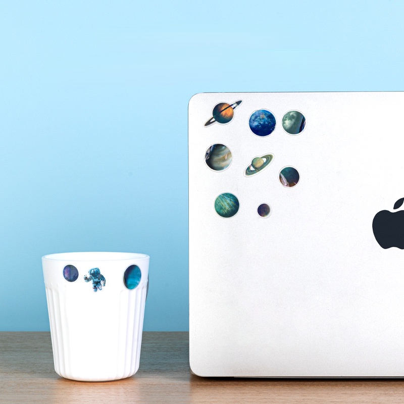 Miếng Dán Trang Trí Hình Hành Tinh Hoạt Hình Deli 25919 Dành Cho Học Sinh Mẫu Giáo