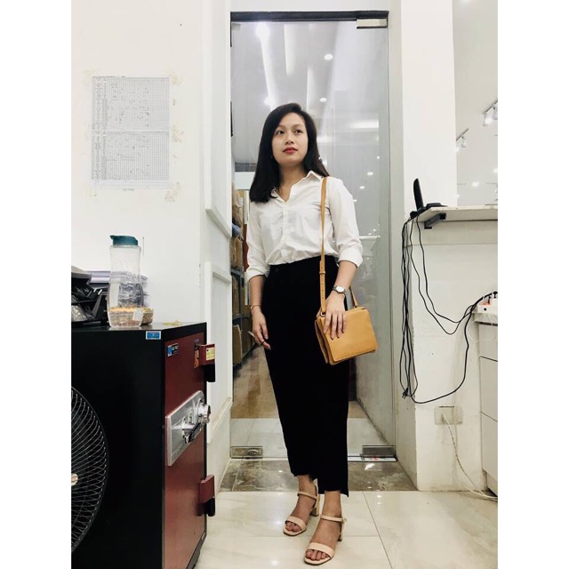 Áo sơ mi basic nữ chất đẹp chống nhăn