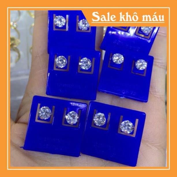 Gía xưởng 💥💥NỤ ĐÁ BẠC TA 925 kich cỡ 4mm