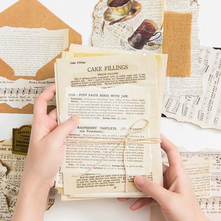 Sấp giấy kraft cũ trang trí dùng để trang trí phong cách retro cổ điển Cuahangso24