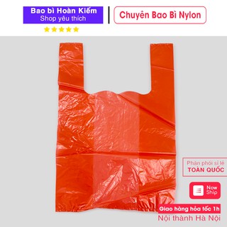 [1KG]Túi Ni Lông có quai xách, xanh, hồng các màu hàng đẹp ko mùi hàng dầy dùng thích hợp đựng thực phẩm