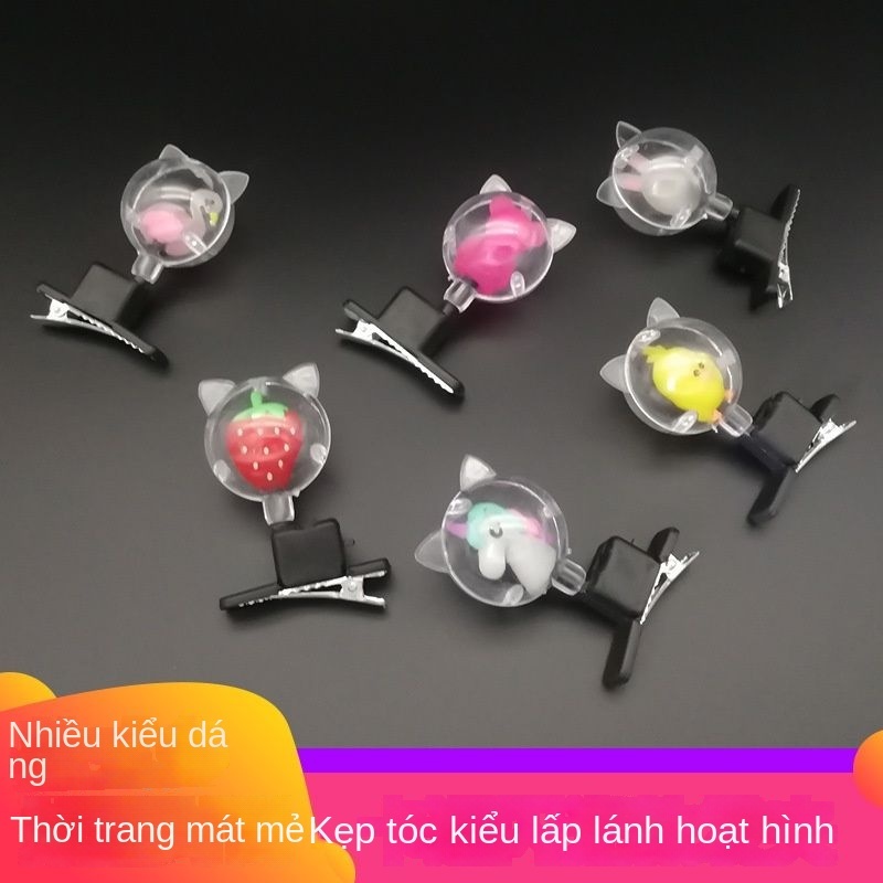 Bán Sỉ Kẹp Tóc Bóng Đèn LED Dạ Quang Hoạt Hình Bobo Mới