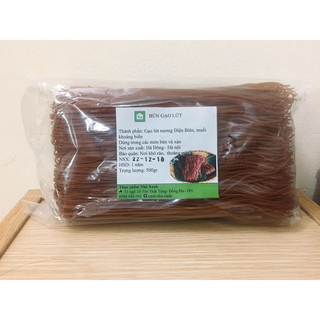 Bún và phở gạo lứt Nhà Xanh / 500g - (HSD:5/2022) | BigBuy360 - bigbuy360.vn