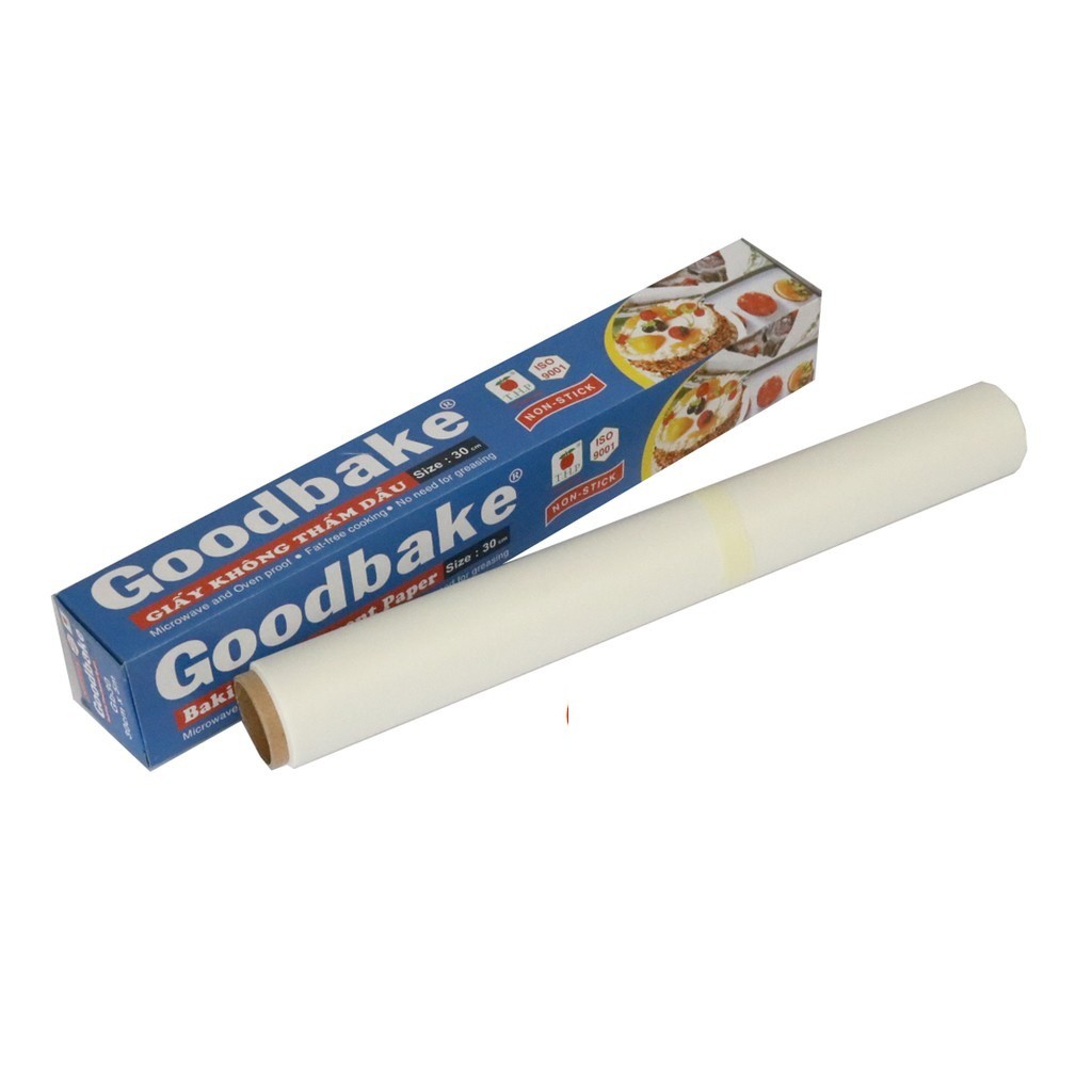 Thùng 24 cuộn giấy nướng bánh GB30 GOODBAKE 30cm x 5m