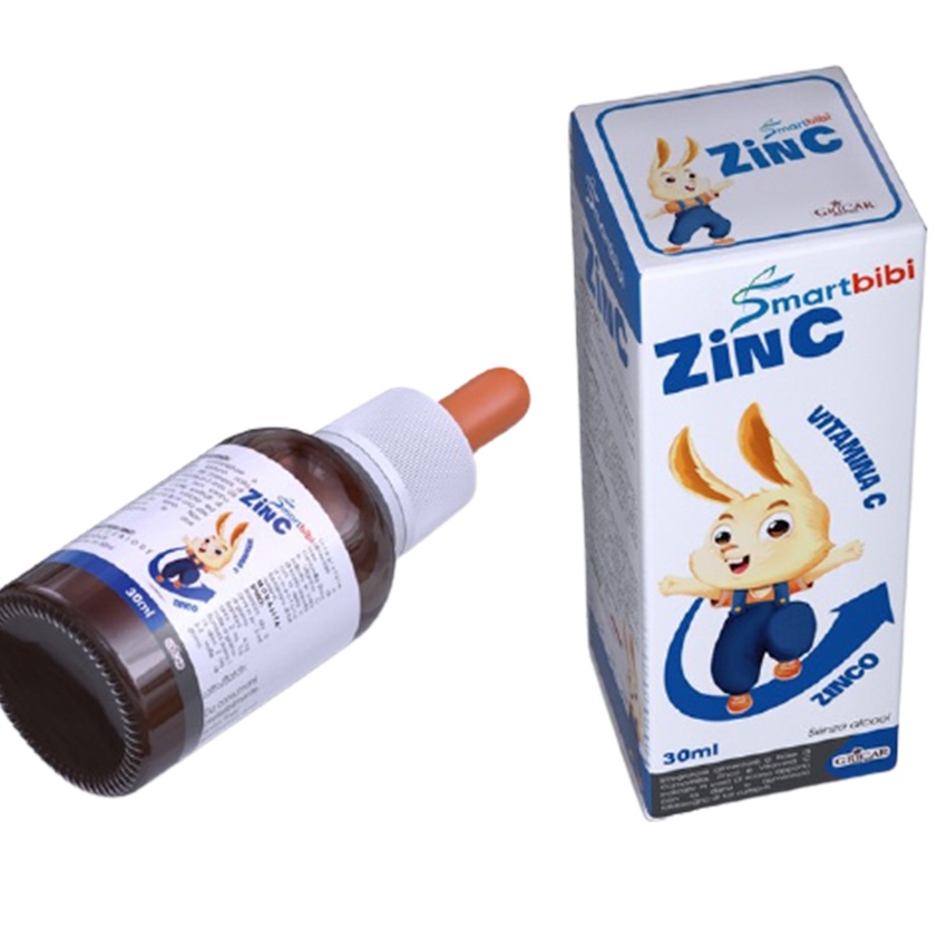 SMARTBIBI ZINC (Chai 30ml) Bổ sung kẽm cho trẻ từ 0 đến 12 tuổi - Gia Hân