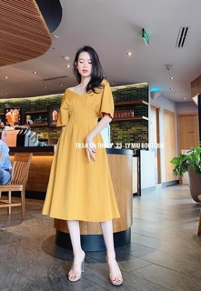 ĐẦM VÀNG PLI EO (KÈM HÌNH THẬT)