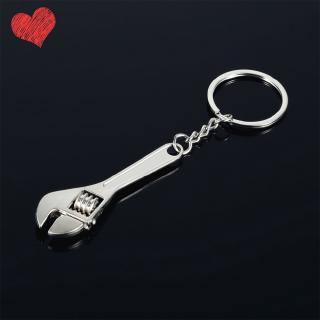Practical Tool Wrench Monkey Spanner Key Chain Car Metal Keyring