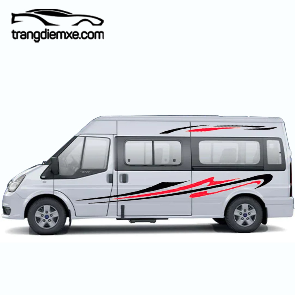 Miếng Dán Xe Ô Tô Tđx  Hình Sọc Uốn Lượn C437 Rv