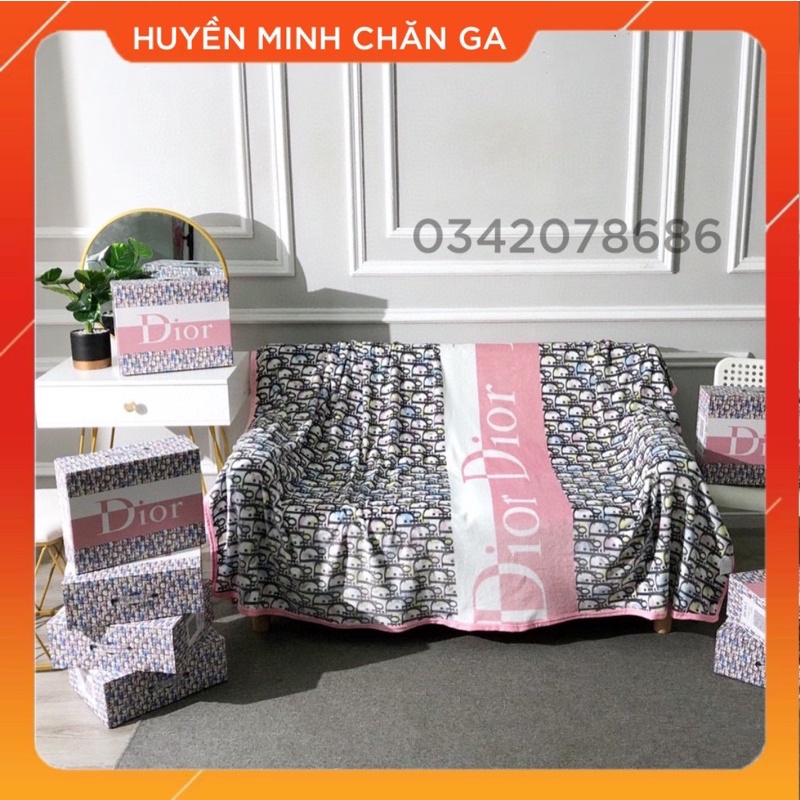 CHĂN LÔNG TUYẾT THỜI TRANG DI.OR HỒNG - Chăn Lông Tuyết Cao Cấp