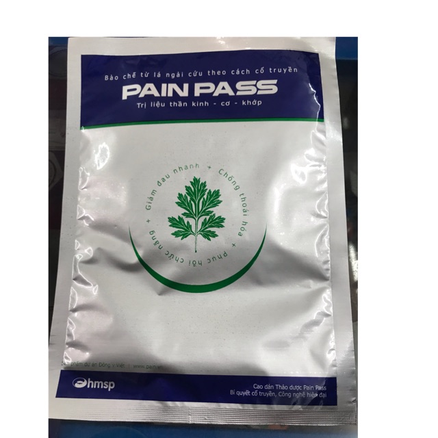 Cao dán giảm đau ngải cứu PAIN PASS