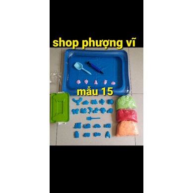 Cát động lực phao size lớn 30 khuôn, kèm 1kg cát sinh học.khách được chọn màu cát