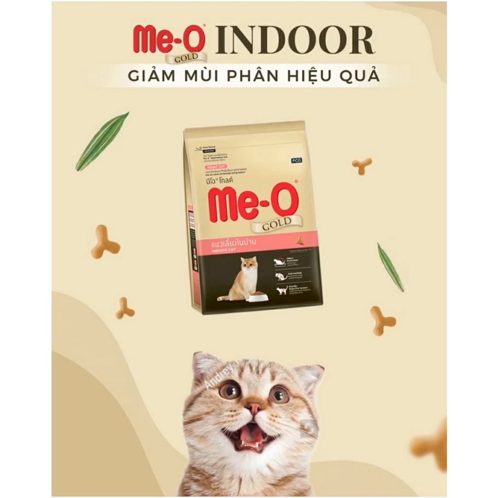 Thức ăn cho mèo nuôi trong nhà Me-o Gold Indoor Cat 1.2kg