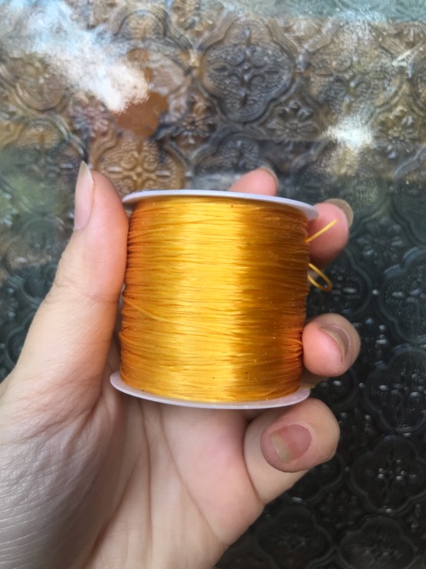 Cước tơ dẹt xỏ vòng chuỗi hạt đá phong thuỷ (100m) | BigBuy360 - bigbuy360.vn