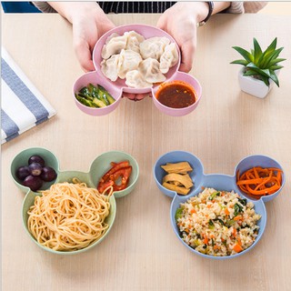 Bát Ăn Dặm Hình Chuột Mickey Cho Bé - Bát Lúa Mạch