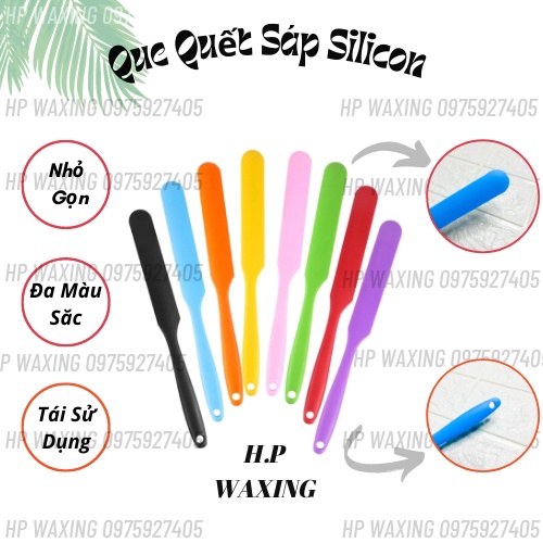 Que quết sáp silicon chống dính tái sử dụng có phân loại màu