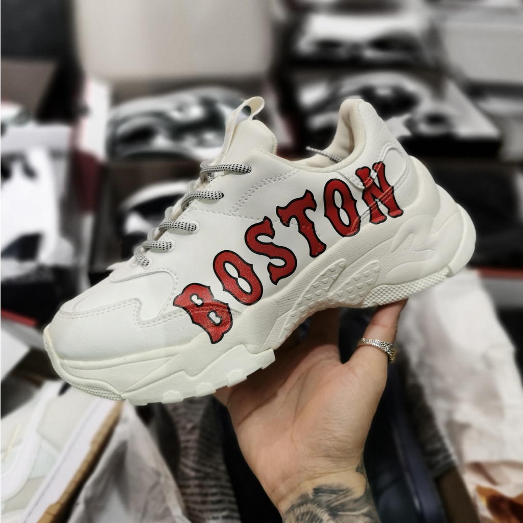 Giày thể thao Sneaker MLB BOSTON [chính hãng nobox] 🚛 FREE SHIP | SALE SỐC | Tăng Chiều Cao, Full Fi