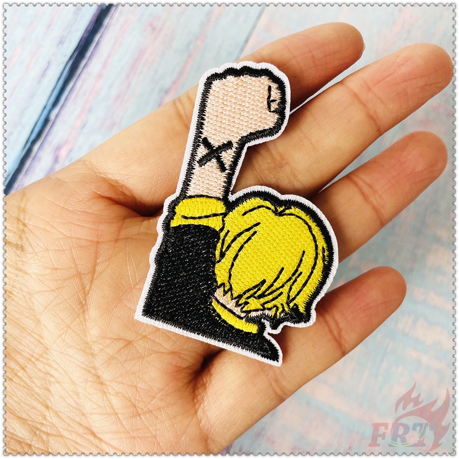 Miếng vá quần áo hình nhân vật Luffy / Zoro / Sanji / Nami / Chopper sáng tạo