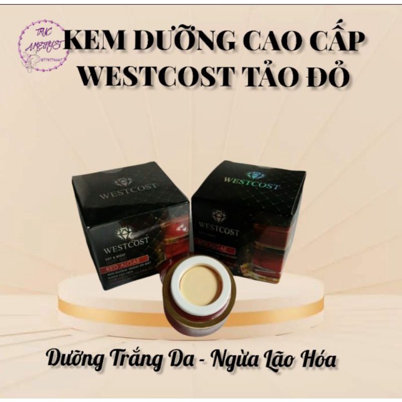 KEM WESTCOST DƯỠNG TRẮNG TỪ TẢO ĐỎ