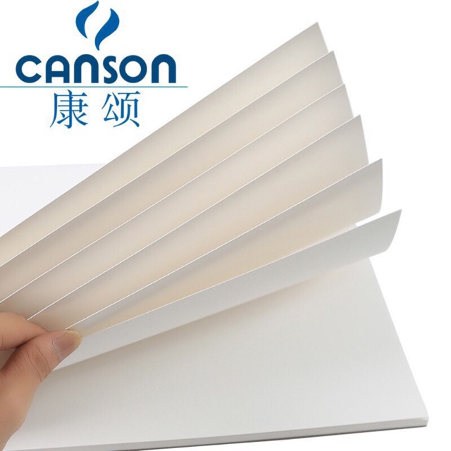 Giấy Vẽ Canson Pháp Cao Cấp 220gsm (10 tờ A4)