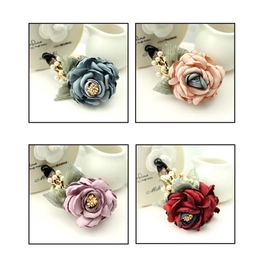 Kẹp Tóc Nữ Đính Hoa Thời Trang Hàn Quốc Xinh Xắn