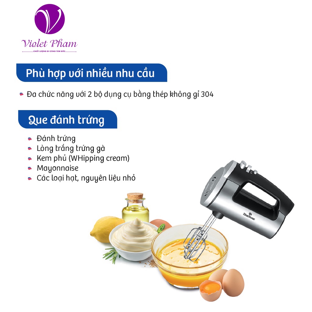 Máy đánh trứng BlueStone HMB-6333S Violetpham