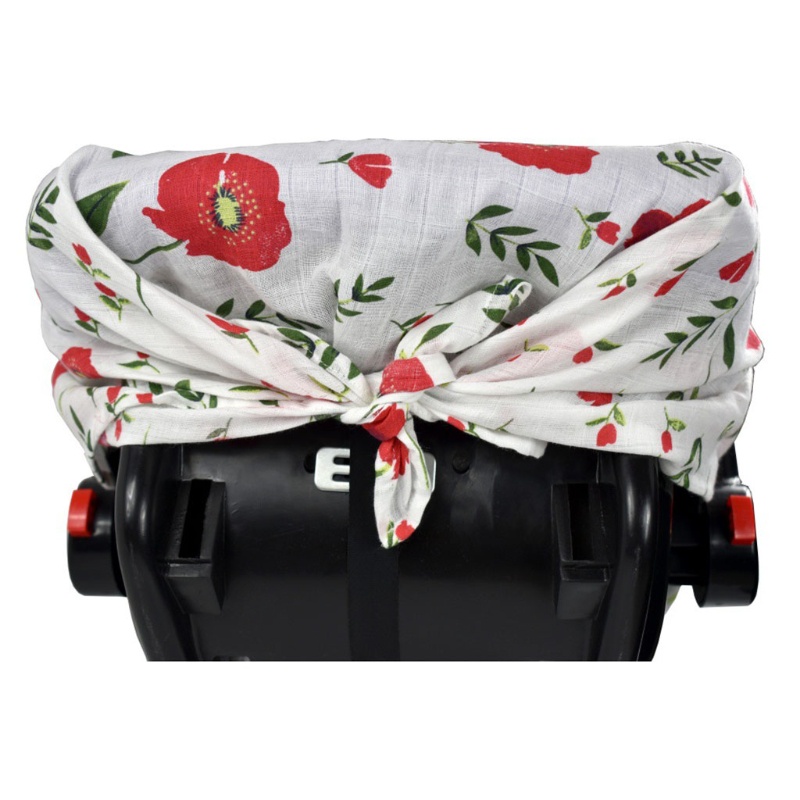 Vỏ Cotton Trơn Bọc Xe Đẩy Em Bé Đa Năng