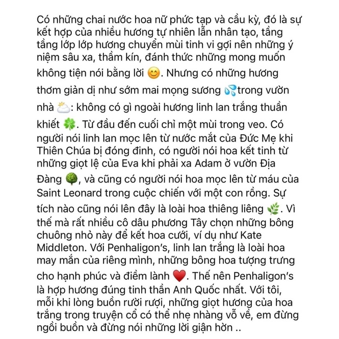 Nước hoa unisex Penhaligon's Orange Blossom - Lily Of The Valley - Zizonia có sẵn