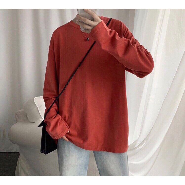 Áo thun, Phông rộng Hàn Quốc dài tay [có sẵn]