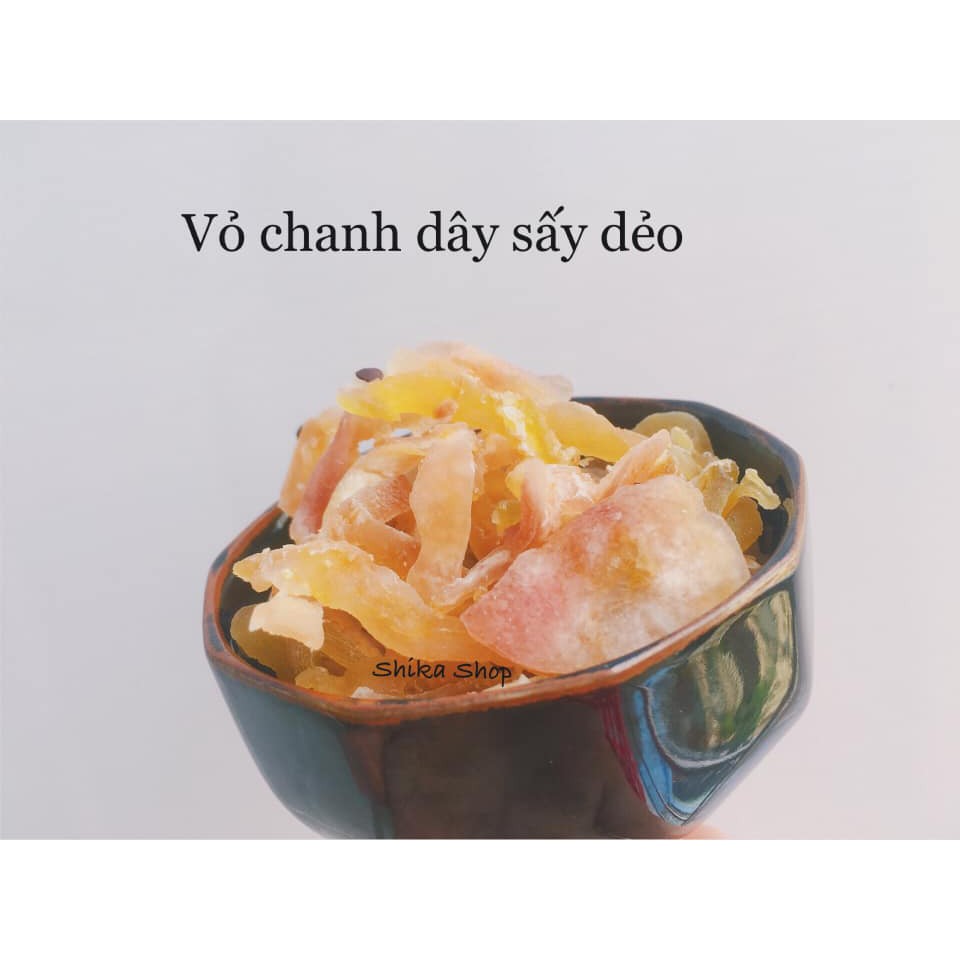 VỎ CHANH DÂY SẤY DẺO ÍT NGỌT CHUẨN ĂN KIÊNG DAS / LOWCARB / KETO
