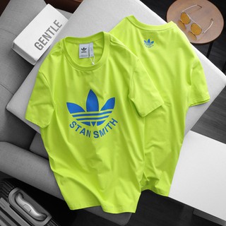 Áo thun ngắn tay nam ADID STAN SMITH mềm mịn thoáng mát màu XANH NEON - Đơn Giản Hiện Đại