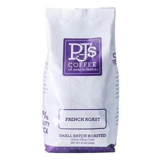 French roast rang đậm - pj’s coffee cà phê arabica nguyên chất – gói 200/454g
