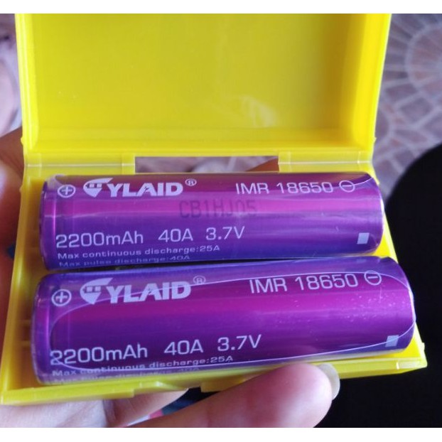 Pin Cylaid 18650 2200mah 40a