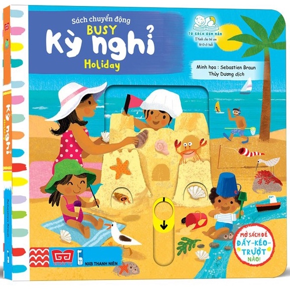 Sách Tương Tác - Sách Dhuyển Động - Kỳ Nghỉ - Holiday