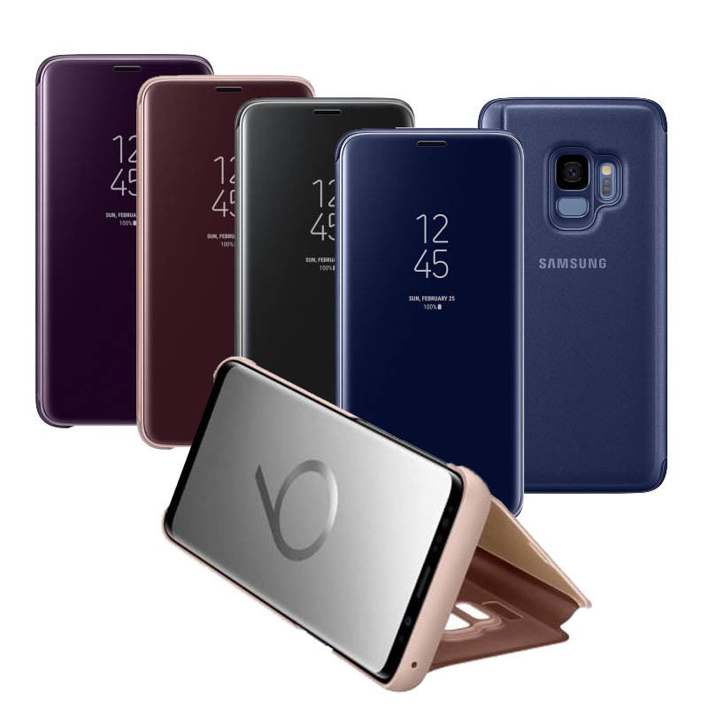 Bao da tráng gương cho Samsung Galaxy S8 S8 Plus S9 S9 Plus S10 S10 Plus | BigBuy360 - bigbuy360.vn