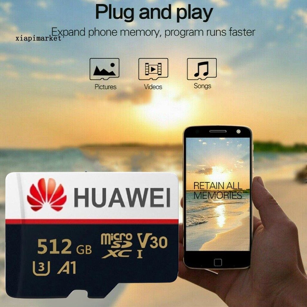 Thẻ Nhớ Kỹ Thuật Số Hua Wei 512g / 1t U3 Tf Cho Điện Thoại / Máy Tính Bảng