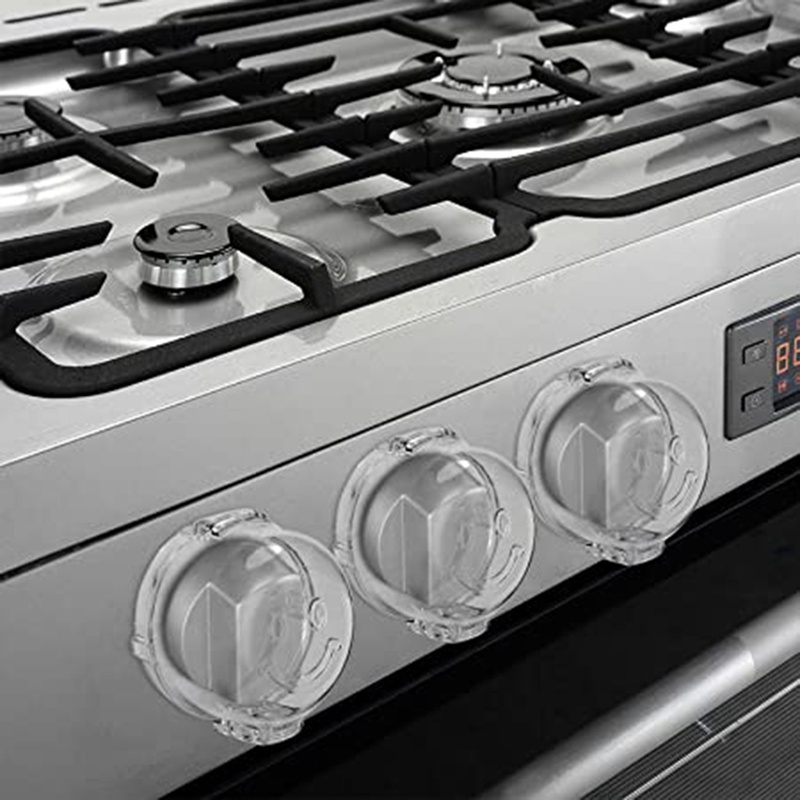 Bộ 5 Núm Vặn Bếp Ga Bảo Vệ An Toàn Cho Bé