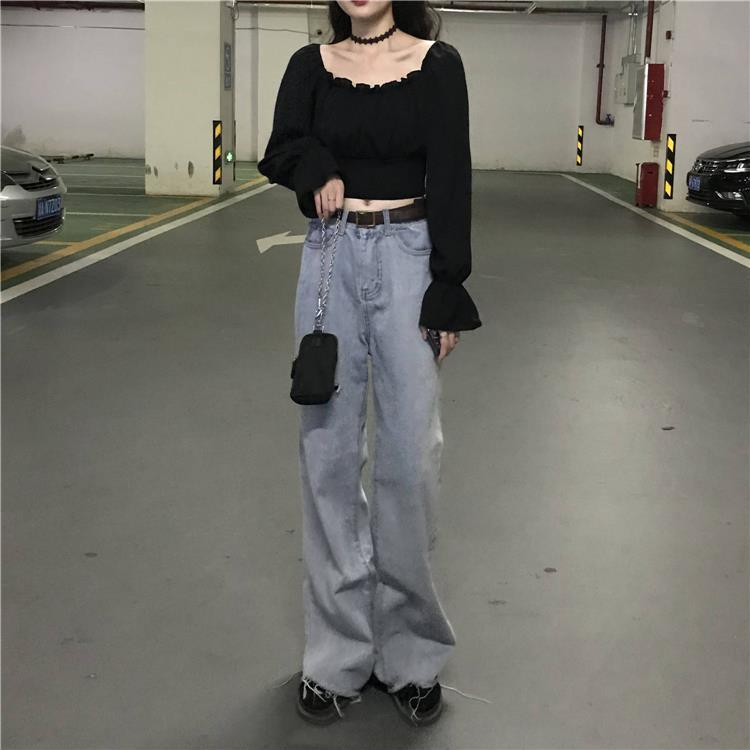 Áo cổ vuông phong cách retro Hàn Quốc 2020 sành điệu cho nữ