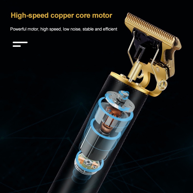 Máy cạo râu cắt tóc chuyên nghiệp t9 0mm có thể sạc lại