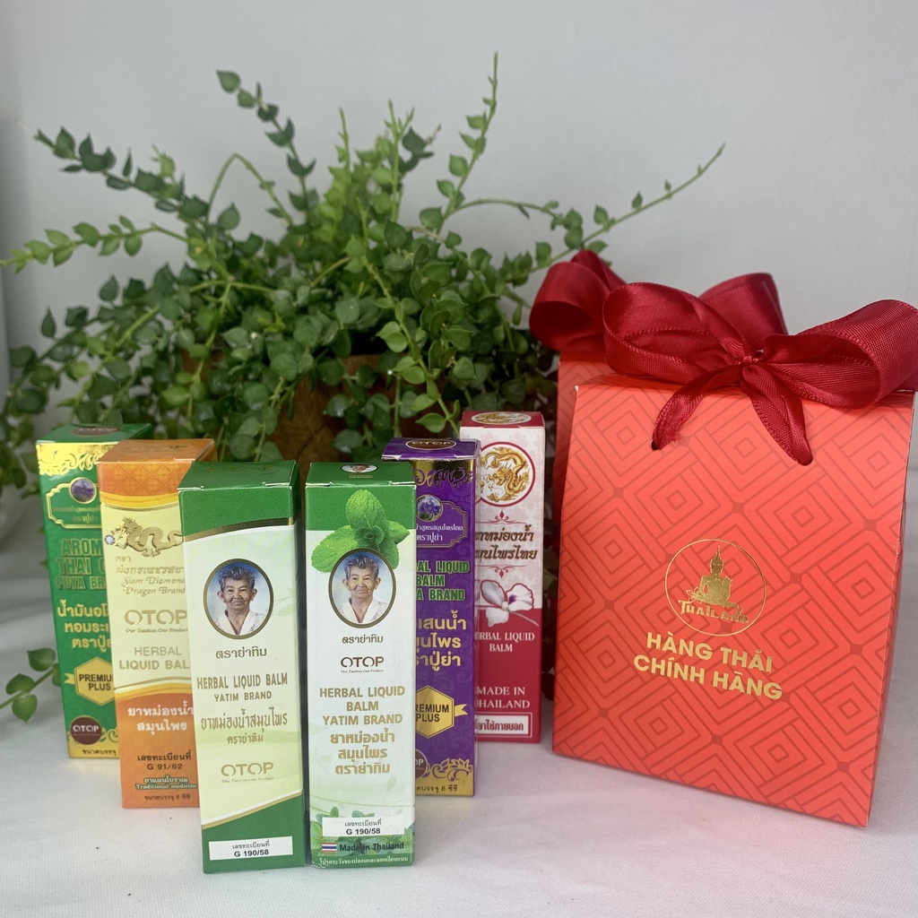 Combo Quà tết Dầu thảo dược Thái Lan 6 chai