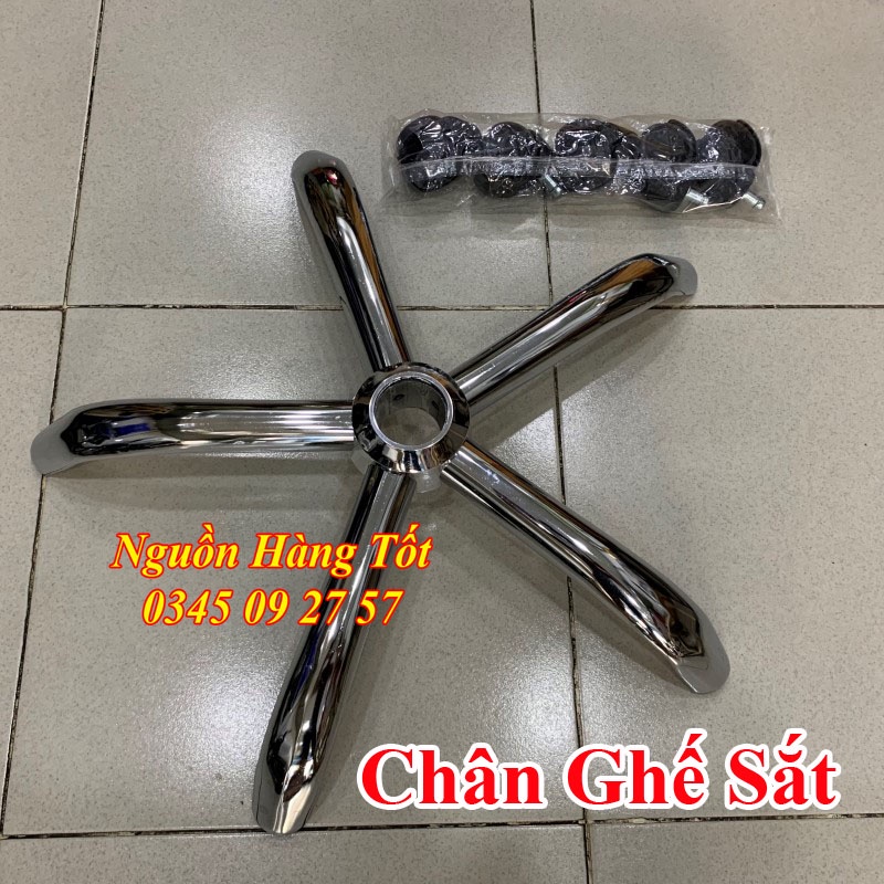 Chân Ghế Xoay Sắt Siêu Bền Cứng NYPHON 55cm - Dễ Dàng Lắp Đặt