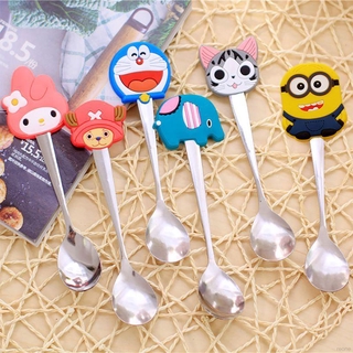 Muỗng cà phê hình hoạt hình bằng thép không gỉ kiểu dáng đáng yêu