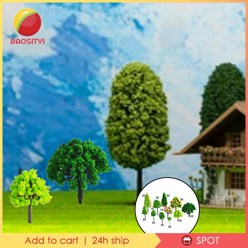 [Baosity1] Mô Hình Cây Nhỏ Trang Trí Bàn Cát Nhân Tạo