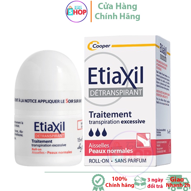 Lăn Khử Mùi Etiaxil Giảm Mồ Hôi Etiaxil Dành Cho Da Thường 15ml Màu Đỏ - ttshop